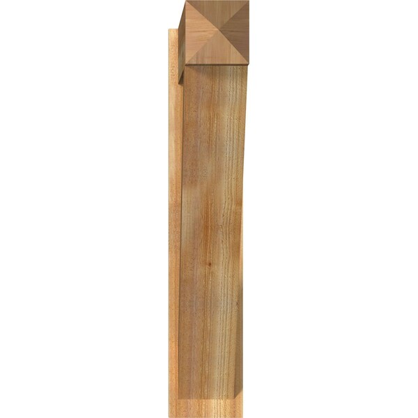 Traditional Arts & Crafts Rough Sawn Outlooker, Western Red Cedar, 8W X 42D X 42H